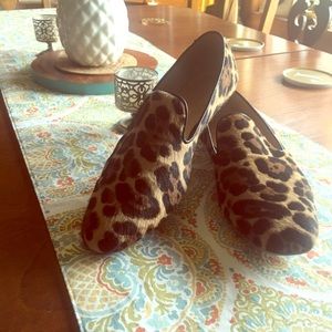 J. Crew  collection calf hair loafers beautiful!